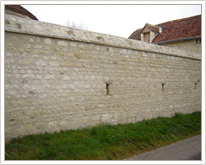 Création murs d'enceinte neuf